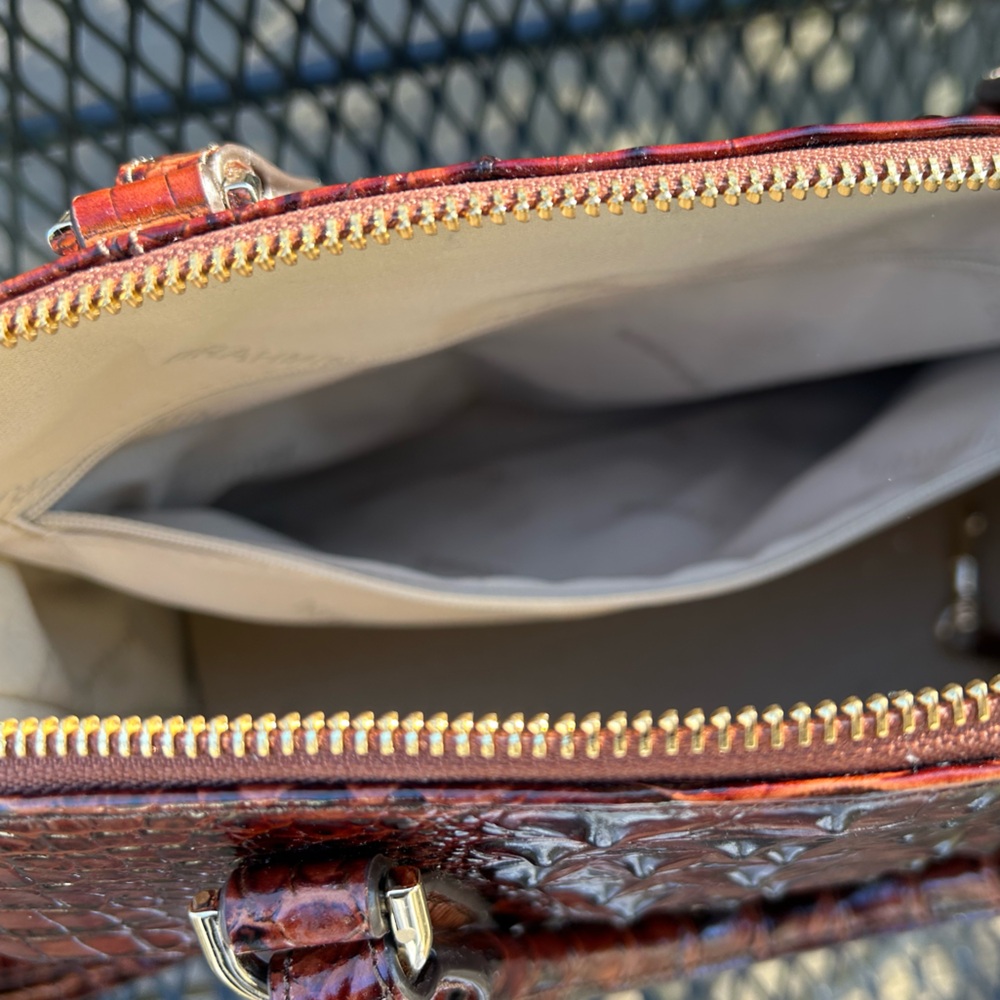 Brahmin Duxbury pecan satchel EUC - Picture 15 of 16